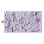 Molde Silicone Dinossauro - 21x12cm