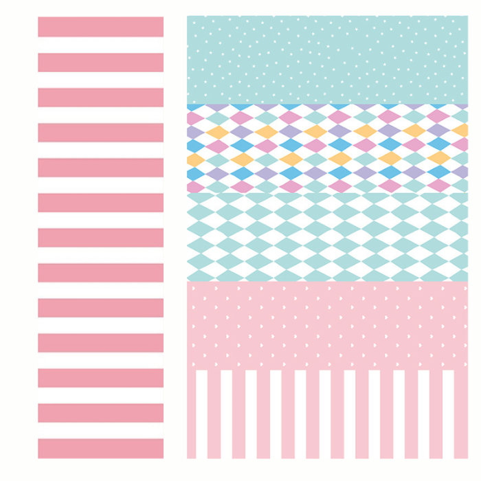 Papel de embrulho colorido (vendido ao rolo) - Image 1