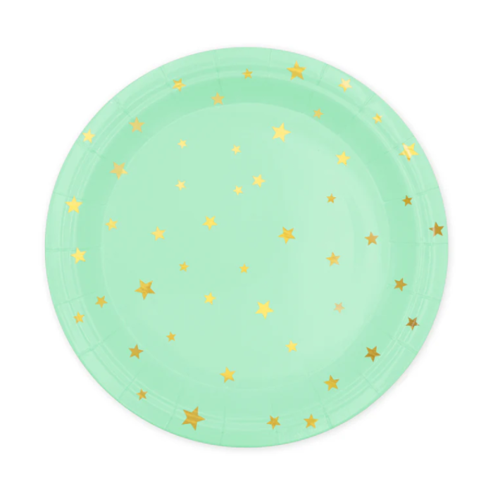 Prato Menta Estrelas 18cm - Image 1