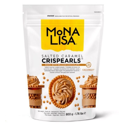 Pérolas Cereais Crocante Calllebaut Caramelo Salgado - 800Gr