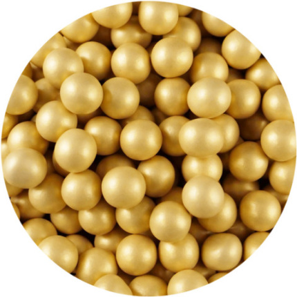 Pérolas de Chocolate Ouro - 65gr