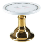 Prato Bolo com Pé Dourado