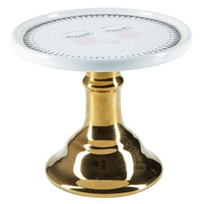Prato Bolo com Pé Dourado - Image 1