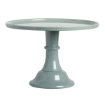 Prato Alto de Bolo Melamina Sage Green Grande 30cm - Image 2
