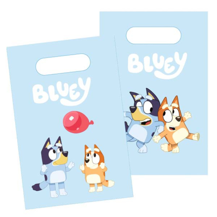 Sacos Presentes Cães Bluey Pack8 - Image 1
