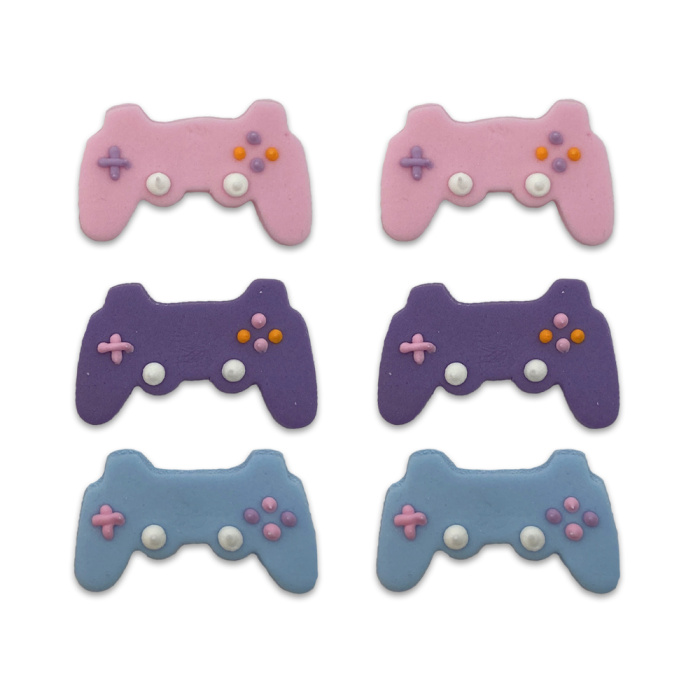 Figuras em Açúcar Gaming Jogos Consola - Conj. 6 - Image 1