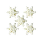 Figuras em Açúcar Flocos de Neve  - Conj. 5