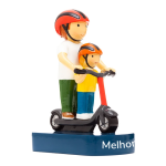 Boneco "Pai+Fixe" c/ Menino Trotinete - Image 2