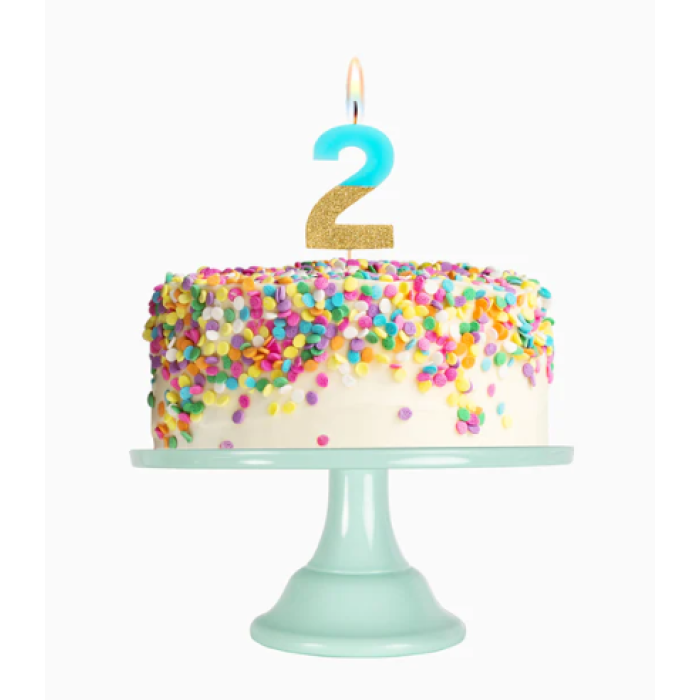 Vela Cores Pastel e Glitter Nº 2 - Image 9