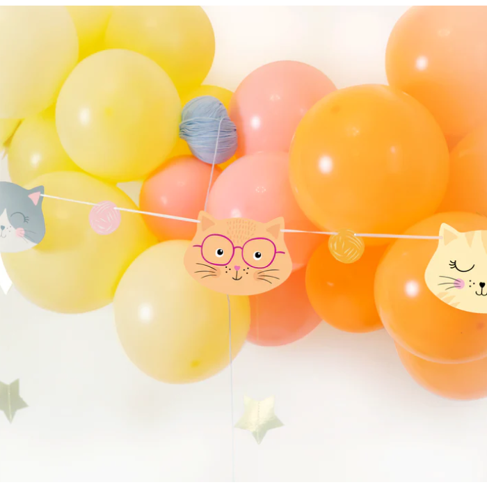 Guirlanda Banner Gatinhos 150cm - Image 2