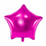 Balão Estrela Rosa Forte - 48cm