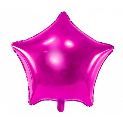 Balão Estrela Rosa Forte - 48cm