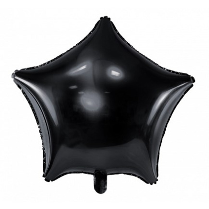 Balão Estrela Preta - 48cm