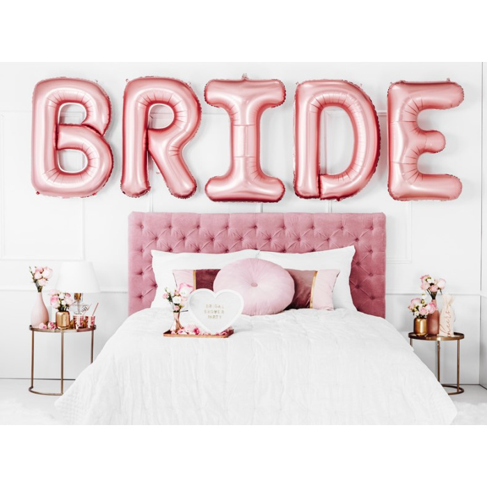 Balões BRIDE Rose Gold - 5 letras - Image 2