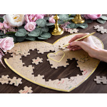 Guest Book Coração Puzzle