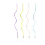 Velas Altas Onduladas Pastel - Pack 8 - Image 2