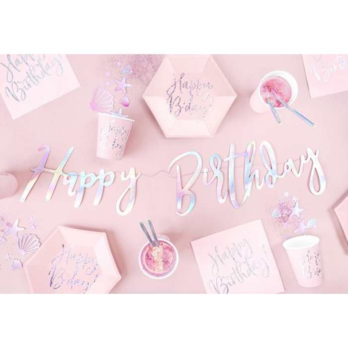 Guardanapos Rosa Happy Birthday! - Pack 20 - Image 3