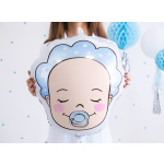 Balão Bebé com Touca Azul - 45cm - Image 2