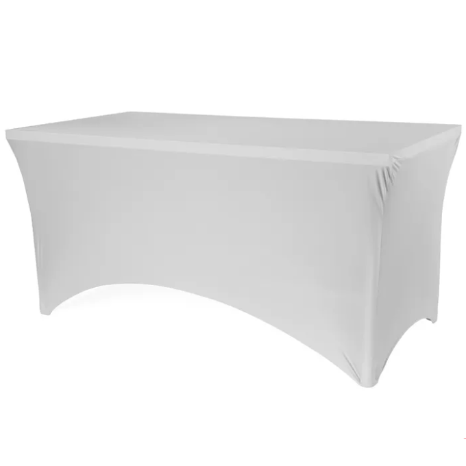 Toalha de Mesa Banquete Branca -183x76x74cm