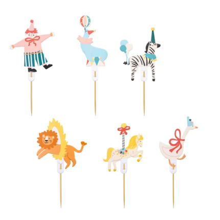 Toppers Circo- Pack.6