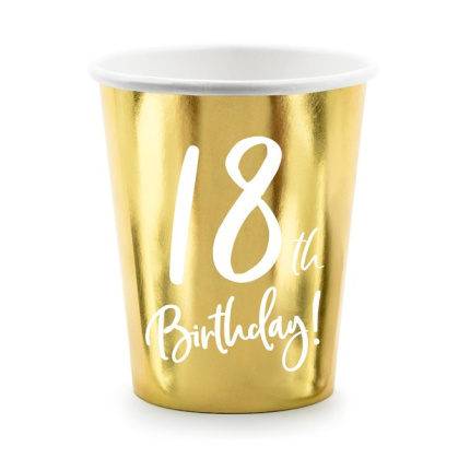 Copos Ouro 18 Anos