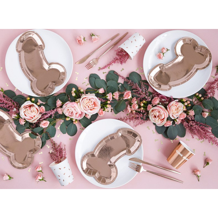 Pratos Despedida de Solteira Rose Gold - Pack 6 - Image 3