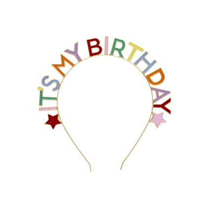 Bandolete arco-íris "IT´S MY BIRTHDAY"