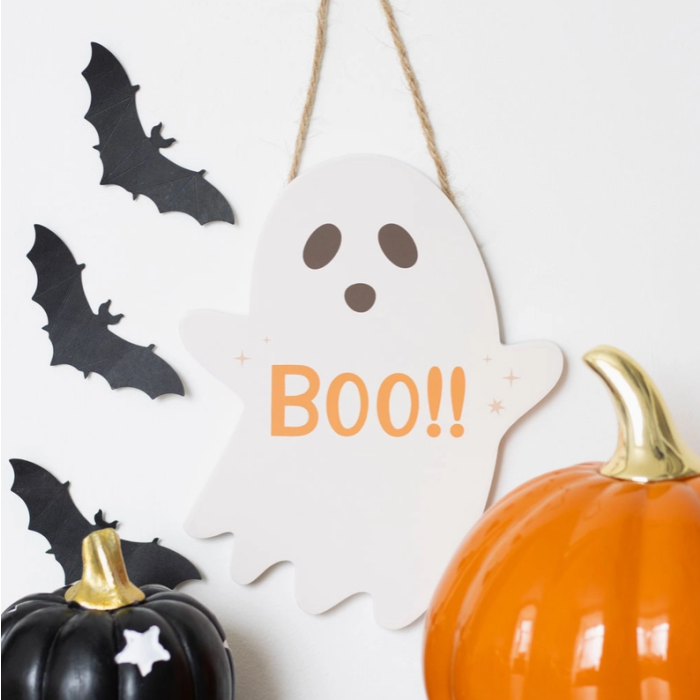 Placa Fantasma BOO!! Halloween - Image 2