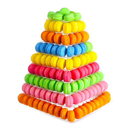 Suporte Transparente para Macarons - Quadrado
