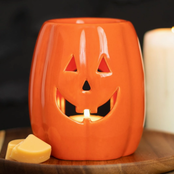 Suporte Vela Lanterna Abobora Halloween - Image 1