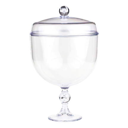 Taça Cristal com Tampa
