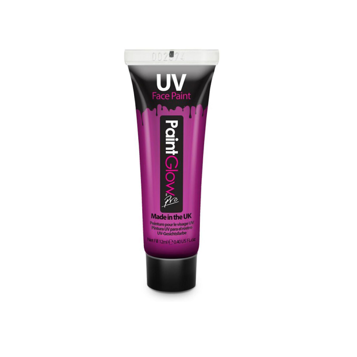 Tinta Facial Neon Violeta - PaintGlow - Image 1