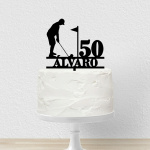 Topo Bolo Acrílico Golf - Personalizável - Image 6