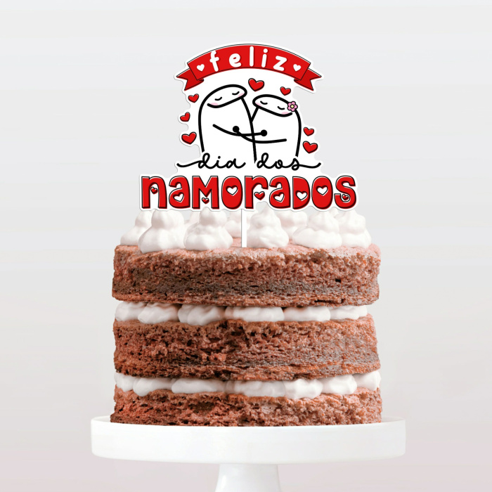 Topo Bolo - Feliz Dia dos Namorados - Image 1