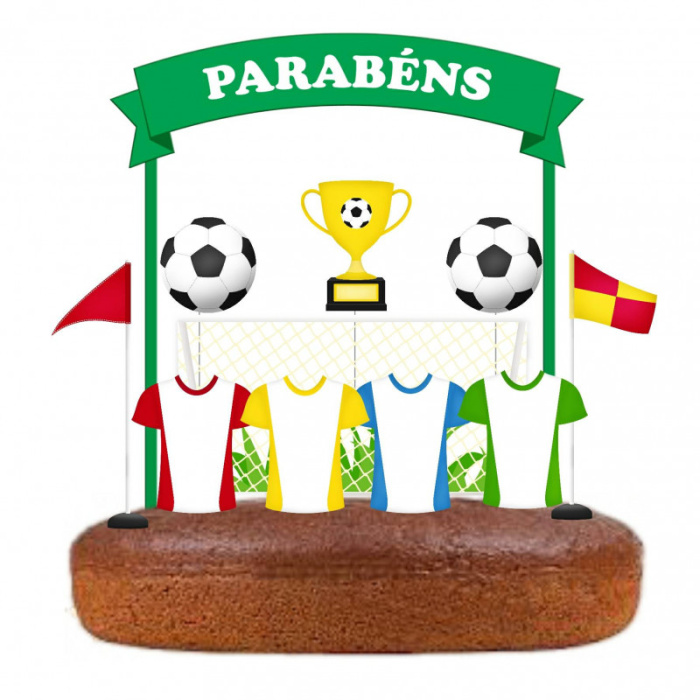 Topo de Bolo Futebol - Image 1