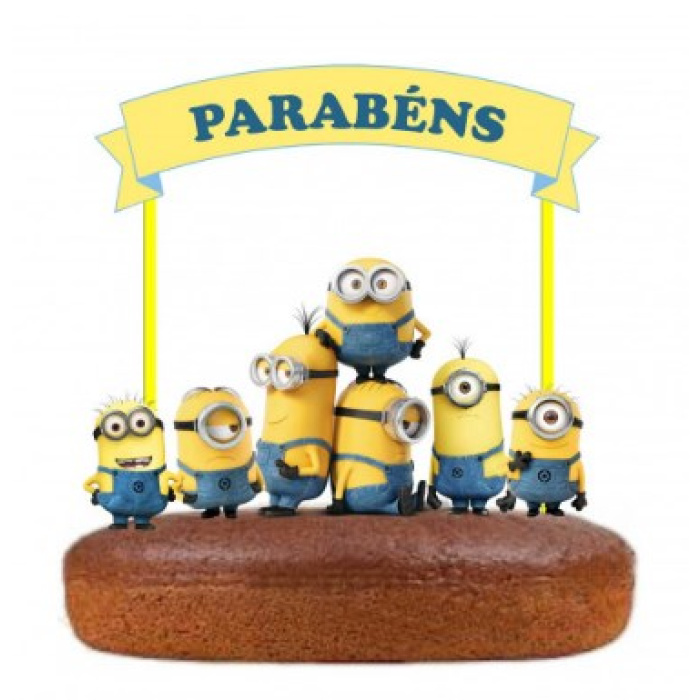 Topo de Bolo Minions - Image 1