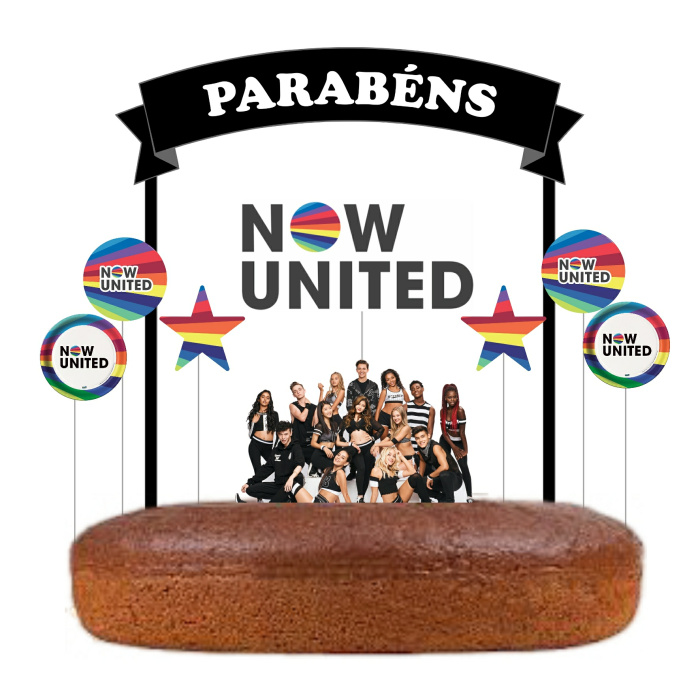 Topo de Bolo Now United - Image 1