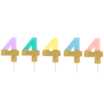 Vela Cores Pastel e Glitter Nº 0 - Image 21
