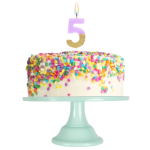 Vela Cores Pastel e Glitter Nº 0 - Image 13
