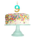 Vela Cores Pastel e Glitter Nº 0 - Image 9