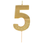 Vela Ouro e Glitter Nº 5 - Image 5