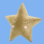 Boneco Almofada Estrela Dourada - 40cm