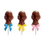 Forma Chocolate Acetato Simples - Pirulito Anjinhos