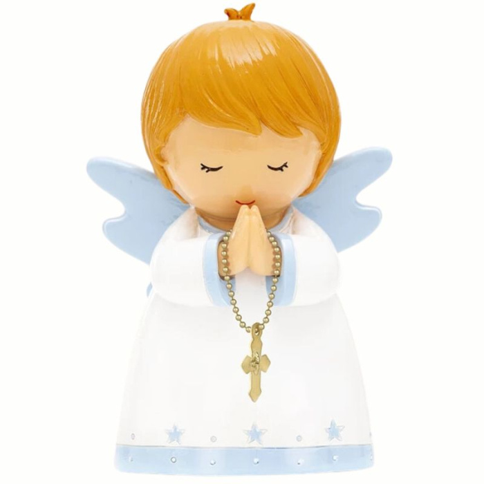 Boneco Anjo da Guarda Azul c/ Terço - Image 1
