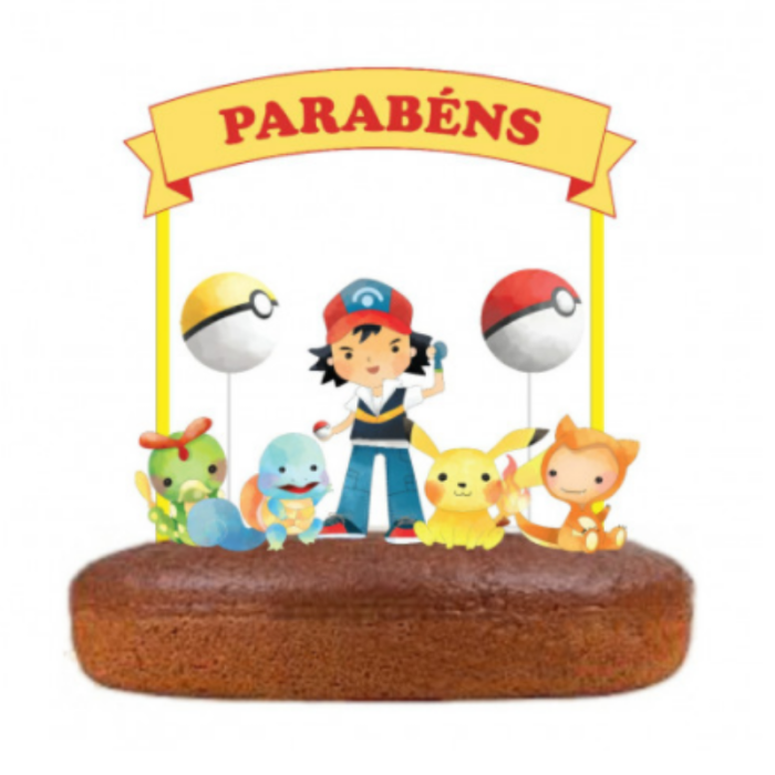 Topo de Bolo Pokemon - Image 1