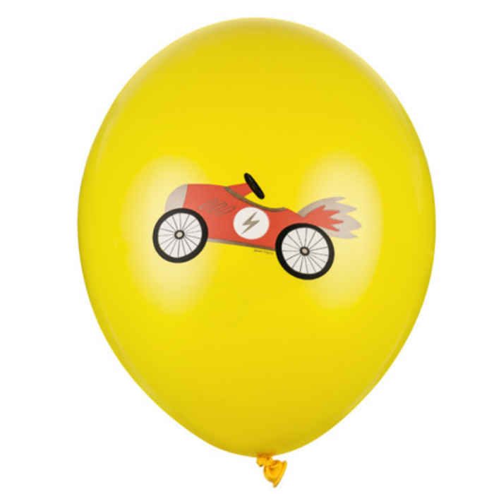 Balão Látex Carros de Corrida - 30cm - Image 3