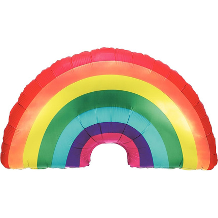 Balão Arco Íris Cores Fortes Super Shape - 91cm