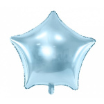 Balão Estrela Azul Claro - 48cm