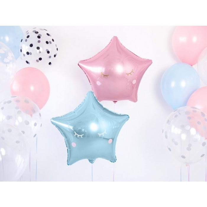 Balão Estrela Azul Claro - 48cm - Image 2