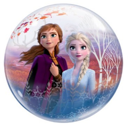 Balão Frozen Bubble Impresso 2 Lados - 56cm
